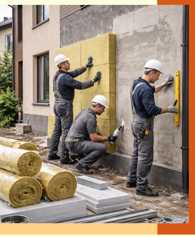 Утепление таунхауса в Тамбове от 7311 руб/м2 — комплекс под ключ | ТепломастерТмб