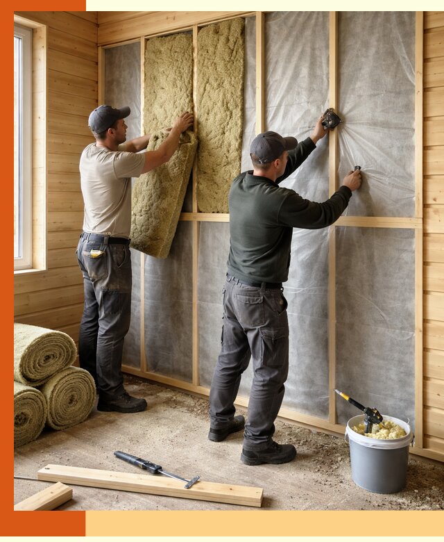 Утепление дома из минибруса в Тамбове: комплексные теплоизоляционные работы