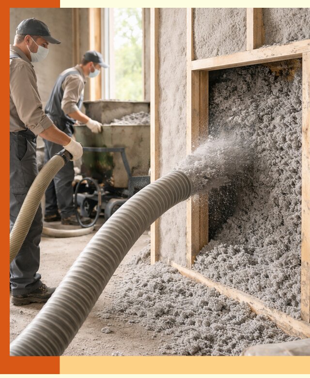 Утепление коттеджа эковатой в Тамбове с гарантией качества