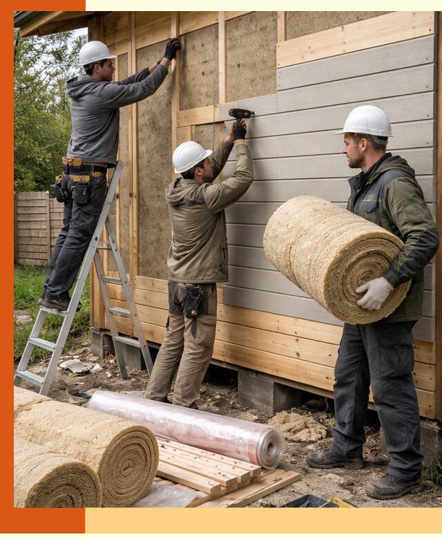 Утепление бани снаружи в Тамбове профессионально и надежно