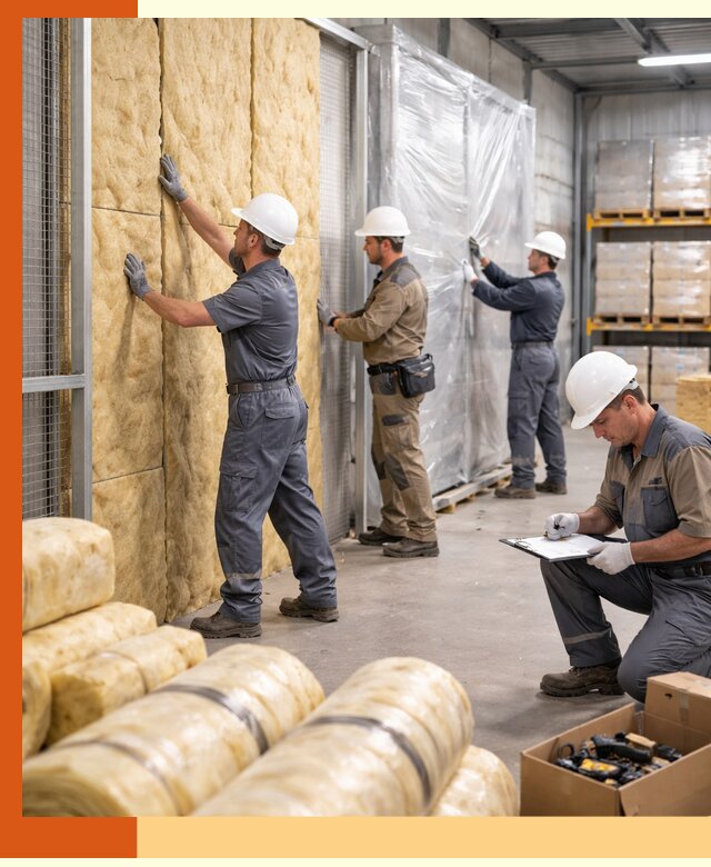 Утепление склада готовой продукции в Тамбове качественно и быстро