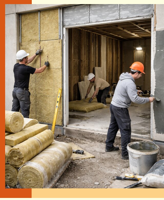 Утепление торгового павильона в Тамбове — качественно и энергоэффективно