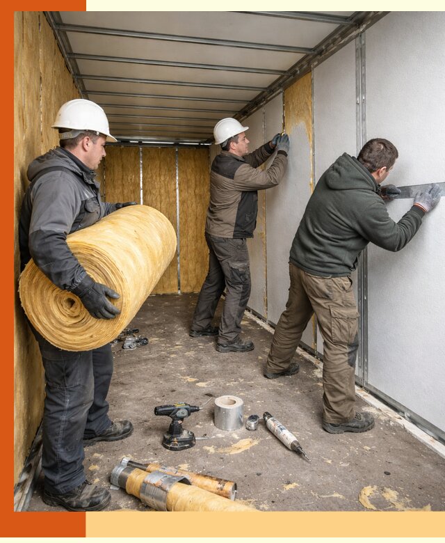 Утепление рефрижераторного контейнера в Тамбове профессионально и надежно