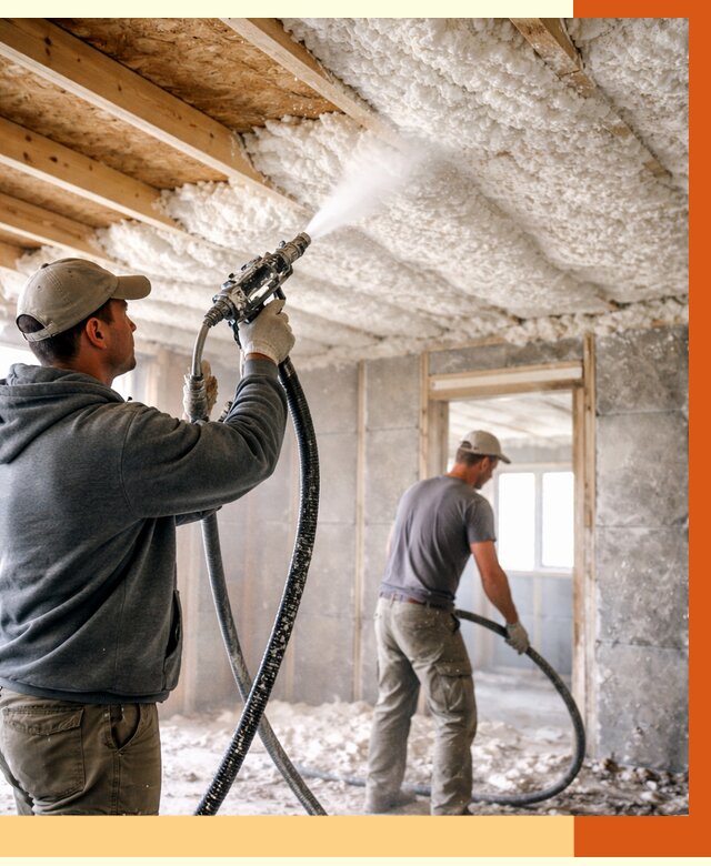 Утепление пеноизолом в Тамбове от 1625 руб./м2 под ключ | ТепломастерТмб